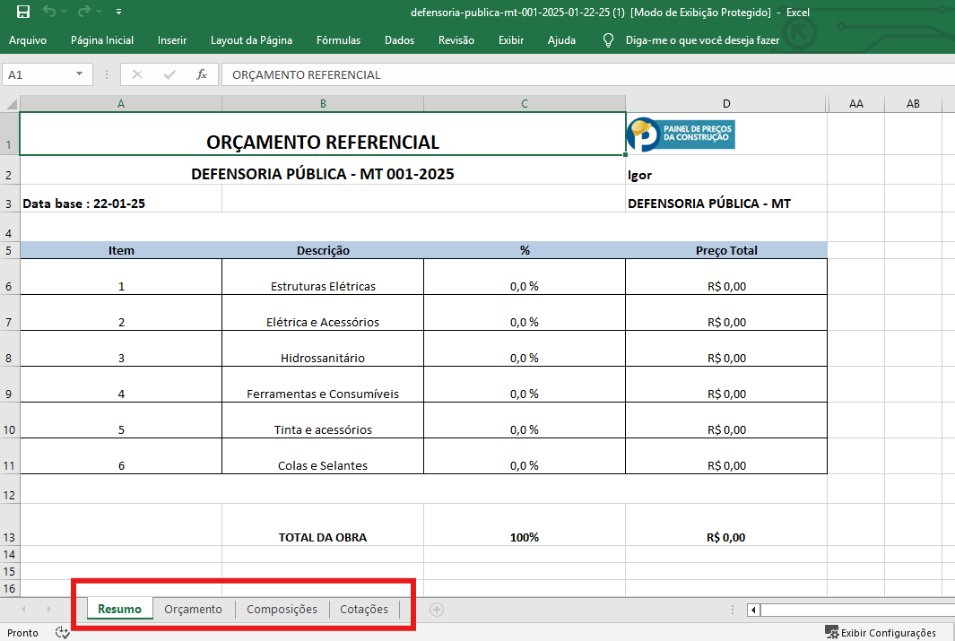 Como exportar uma cotação